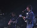 The Arctic Monkeys playing the Newcastle Academy (Andy Nicholson & Alex Turner)