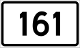 County Road 161 shield