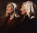 Jacob Jordaens: Köpfe alter Frauen