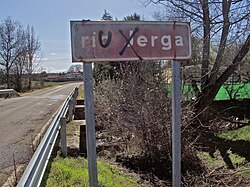 Spray-painting on a road sign