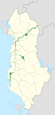 Motorways in Albania.png