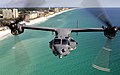 Бел V-22 Оспреј ваздухоплов са нагибним роторима.