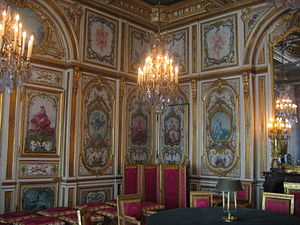 Zaal in Rococo-stijl