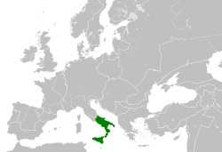 Location of Sicīlijas karaliste