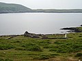 Ecclesiastical ruins and graveyard at Ballynacallagh