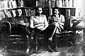 Stalin, Gorky and Voroshilov, October 11 1931