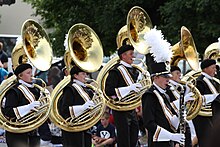 Sousaphones being played at Freedom Festival 2011