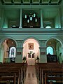 Nave and choir loft. July 2022