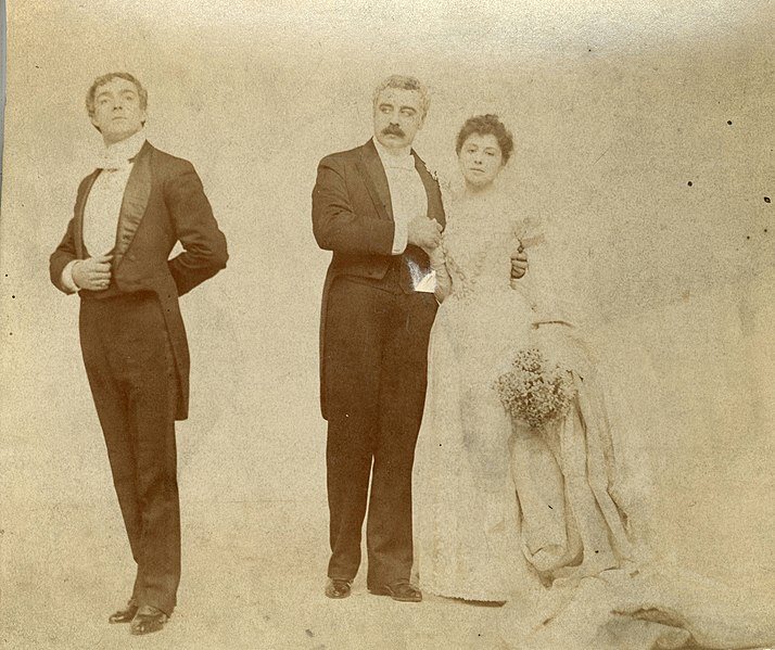 File:Viola Allen, Wilton Lackaye, and William Faversham (SAYRE 22895).jpg