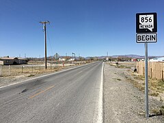 View at the east end of SR 856 looking west