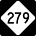 North Carolina Highway 279 marker