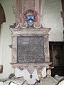 Margaret's memorial to Francis, installed after his death in 1614.