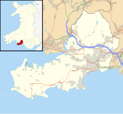 Landore Glandŵr is located in Swansea