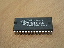 Microcontrolador TMS 1000 de Texas Instruments