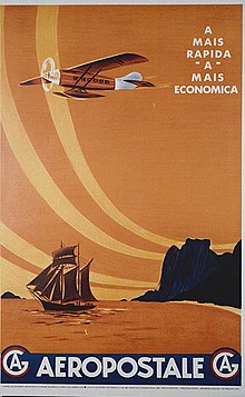 Affiche de l'aéropostale