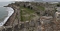 Anamur Castle Main tower view 8716 Panorama