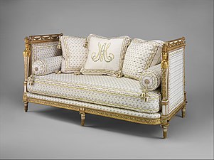 Day bed by Jean-Baptiste-Claude Sené (1788), Metropolitan Museum of Art