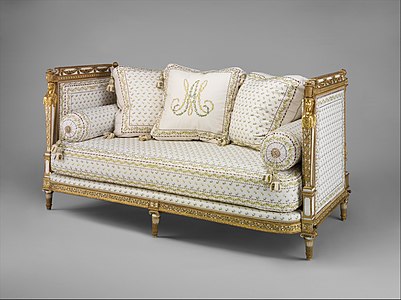 Daybed or Lit de Repos by Jean-Baptiste-Claude Sené (1788), Metropolitan Museum