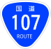 National Route 107 shield