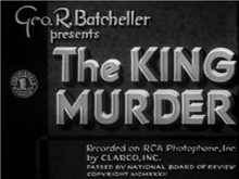 Description de l'image The King Murder by Richard Thorpe 1932.png.