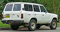 Toyota Land Cruiser (FJ60; pre-facelift, rear view)