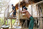 Mru women working in Bangladesh