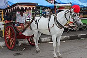 Bendi tradisional Minangkabau di Bukittinggi