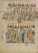 Court workshop of Duke Ludwig I of Liegnitz and Brieg (Polish - The Family of Berthold VI; The Marriage of Hedwig and Heinrich - Google Art Project.jpg