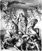 Die Nornen Urd, Werdanda, Skuld, unter der Welteiche Yggdrasil by Ludwig Burger.jpg