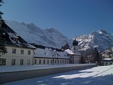 L'abbazia in inverno