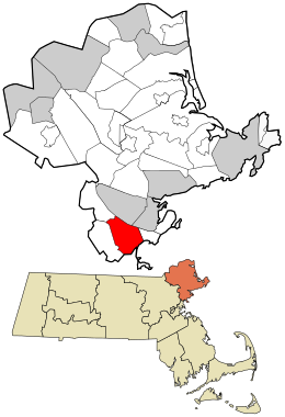 Location in Essex County and Massachusetts.