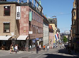 Götgatan norrut från "Götgatsbacken".