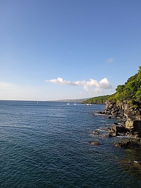 Les Trois pointes vues de la pointe du Vieux-Fort