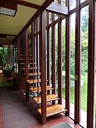 Teilweise hängende Konstruktion (Frank Lloyd Wrights Louis Penfield House)