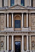 Portico of Les Invalides from Paris, an example of French Baroque architecture