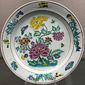 Bowl with Chinese Flowers; faience; Fulda, 1741年