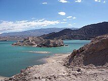 Vue du lac de Cuesta del Viento.