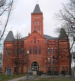 Hamilton County Courthouse, gelistet im NRHP Nr. 85001665[1]