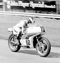 Peter Williams op de John Player Norton racer