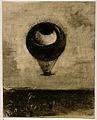 オディロン・ルドン《眼＝気球》1878年、ニューヨーク近代美術館蔵