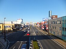 国道126号（東金駅東入口交差点）