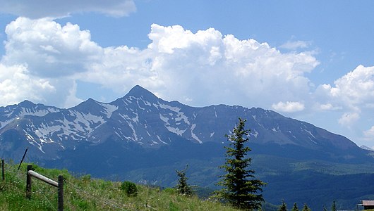 Mount Wilson is the highest peak of the San Miguel Mountains.