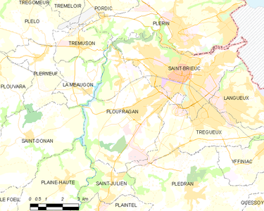 Carte de la commune.