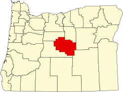 Koartn vo Crook County innahoib vo Oregon