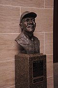 Sculpture bust of Buck O'Neil in Hall of Famous Missourians