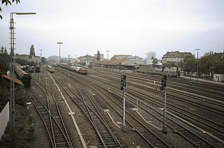 The station in 1987