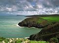 Carregwastad Head, the landing site for the 1797 French invasion of Wales