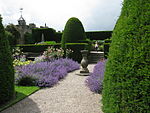 Garden footpath at Chirk Castle