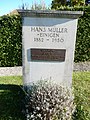 Einigen, église paroissiale, tombe de Hans Müller-Einigen