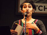 reading at Sunday Kind of Love by Split his Rock at Busboys and Poets, Washington, D.C.